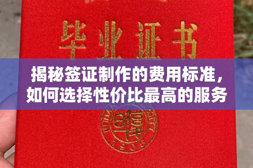 章丘揭秘签证制作的费用标准，如何选择性价比最高的服务？